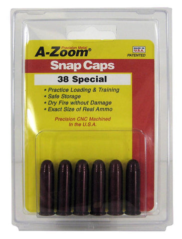 AZOOM 16118 SNAP CAPS 38 SPC         6