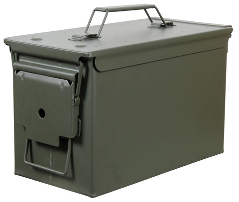 FORTRESS 50B   50C METAL AMMO CAN GRN