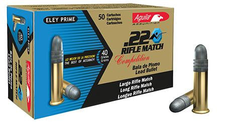 AGUILA 1B222518 22 MATCH RFL 40GR 5000