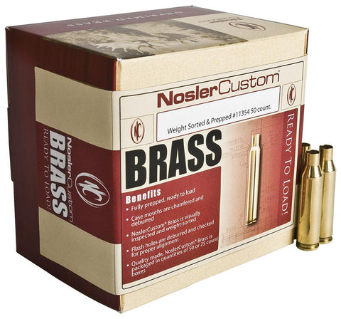 NOS 10185 CUSTOM BRASS 7MM REM MAG  50