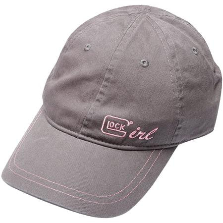 GLOCK AS10007 CHINO GLKGRL HAT GRY-PNK