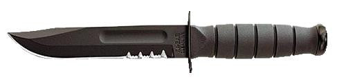 KABAR 1257   SHORT FIGHT-UTLTY SER BLK