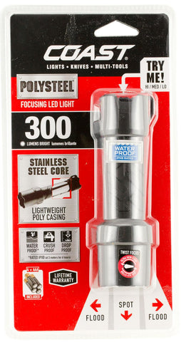 COAST 20765 POLY400 300 LUM FLASHLIGHT