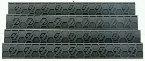 HEX HXKMCBLK  7SLOT KEYMOD CVR BLK 4PK