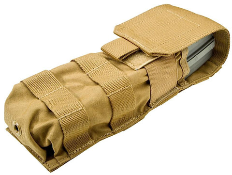 SF V92         60  RND MAG HOLDER  TAN