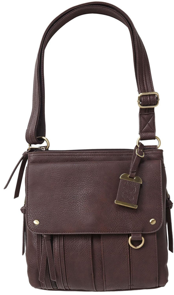 BDOG BDP035 CROSS BODY PURSE HLSTR BRN