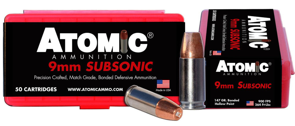 ATOMIC 00438 9MM    147 SUBSONIC 50-10