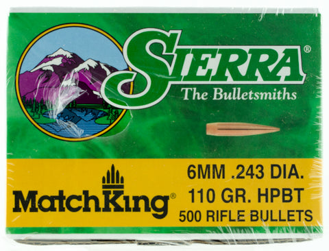 SIERRA 1575C .243 110 HPBT MATCH   500