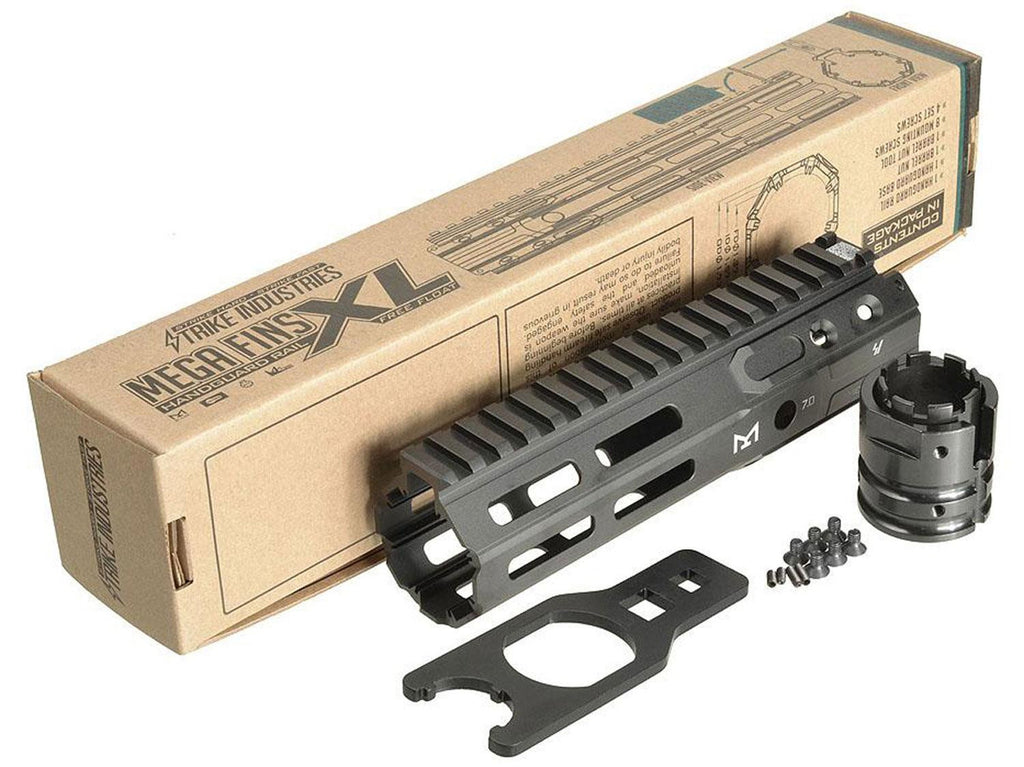 SI MEGAFINS-XL-MLOK-07-BK   7" MLOK RL