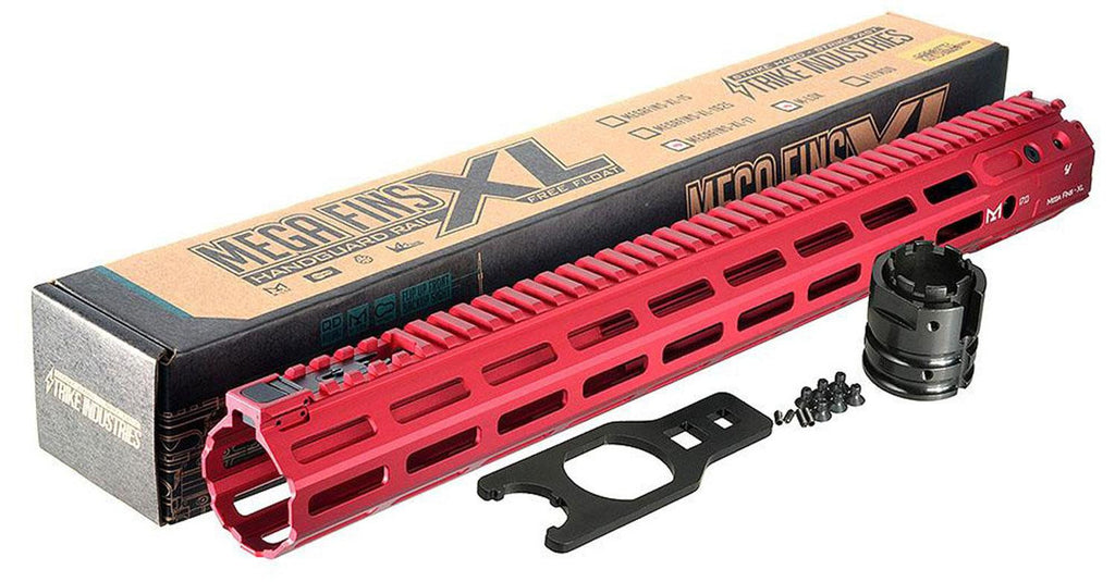 SI MEGAFINS-XL-MLOK-17-RED 17" MLOK RL