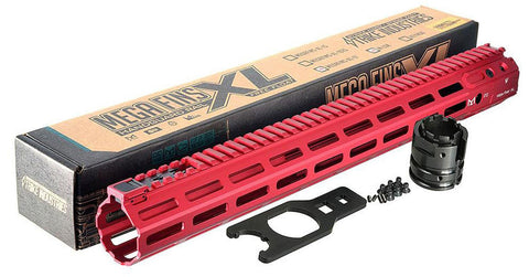 SI MEGAFINS-XL-MLOK-17-RED 17" MLOK RL