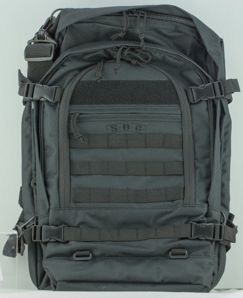 SOC 5016-O-BLK  BUGOUT  BAG     BKPACK