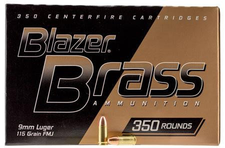 CCI 52001 BLAZER BRS 9MM 115 FMJ 350-3