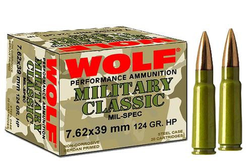 WOLF MC762BFMJ   MLT 7.62X39  124 1000