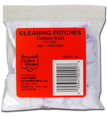 SBC 101 17 CAL PATCHES     200 PER BAG