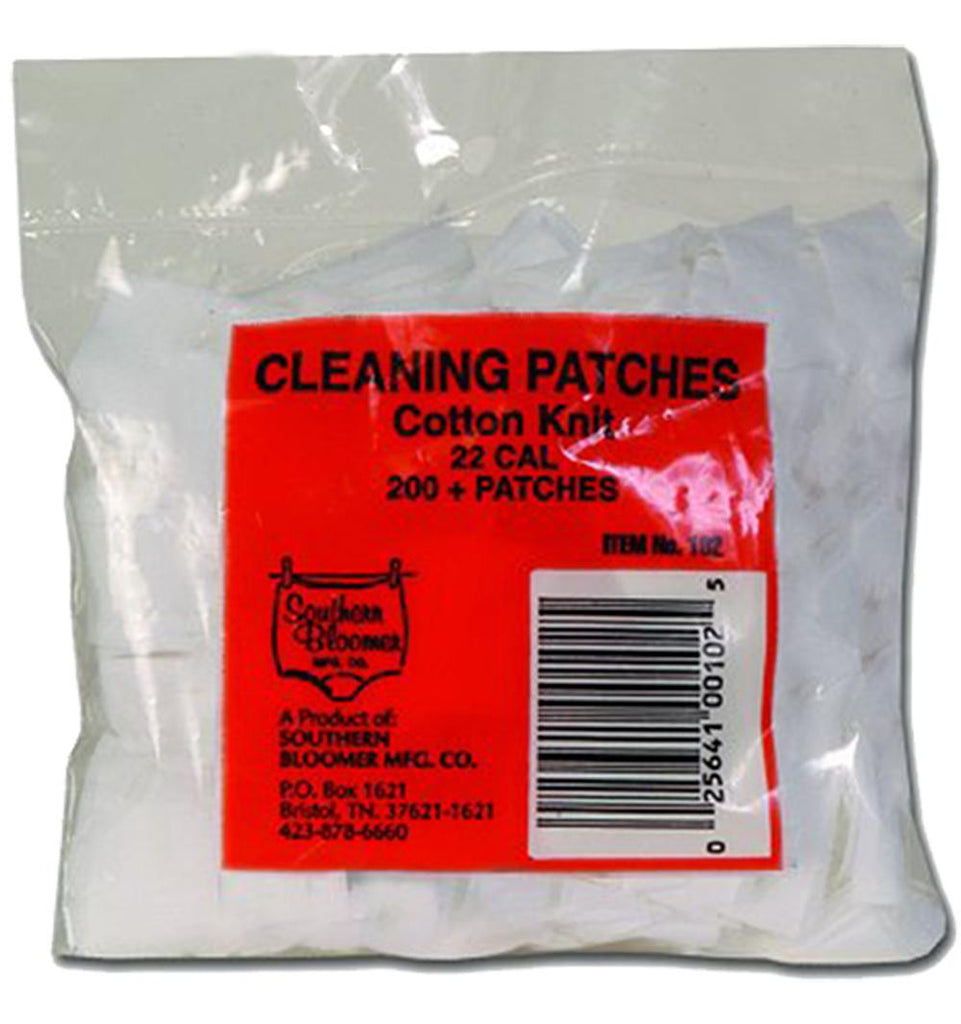 SBC 102 22 CAL PATCHES     200 PER BAG