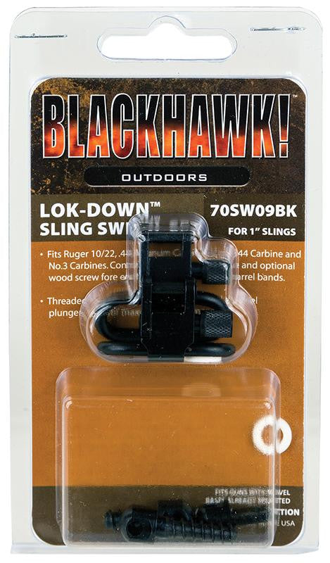 BHWK 70SW09BK LD SWIVELS RUGER 1IN BL