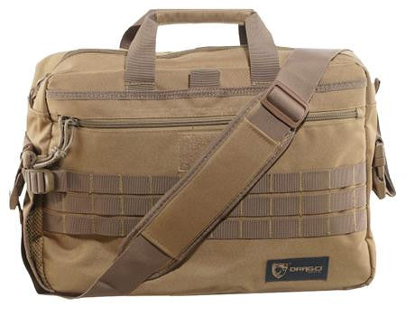 DRAGO 15-305TN TAC LAPTOP BRIEFCS  TAN