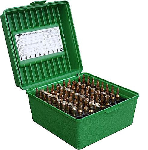 MTM R10010  100RD RIFLE BOX       GRN