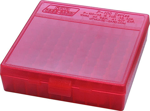 MTM P100929  100RD PSTL BX 9MM-380 RED