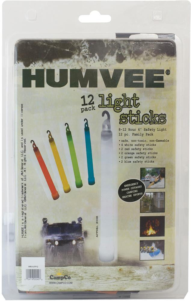 CAMP HMV6FP12   HUMVEE LIGHTSTICK 12PC