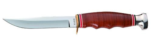 KABAR 1232   HUNTER LEATHER HANDLE WS