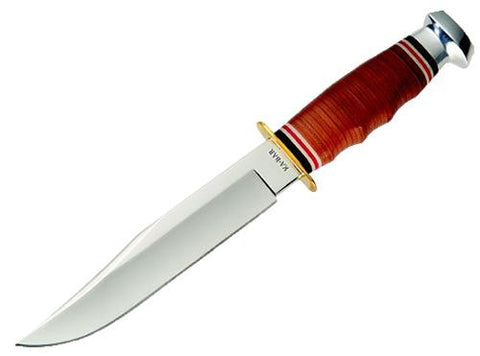 KABAR 1236   BOWIE LEATHER HANDLE