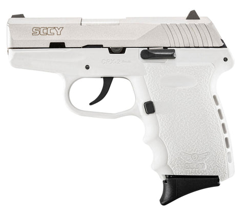 SCCY CPX2TTWT 9MM 3.1 SS  NMS 10 WHITE