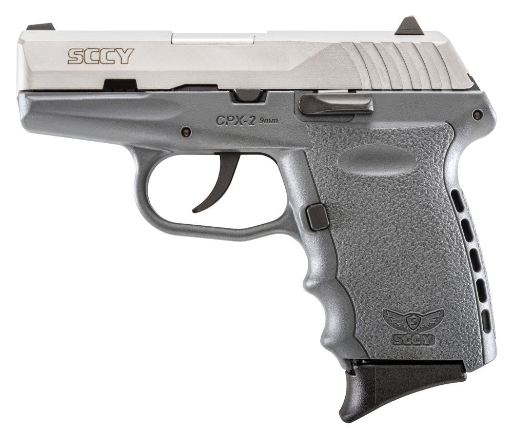 SCCY CPX2TTSG 9MM 3.1 SS  NMS 10 GREY