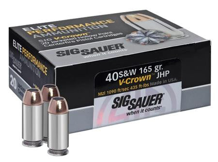 SIG E40SW1-50 40S  165 JHP VCRWN 50-20