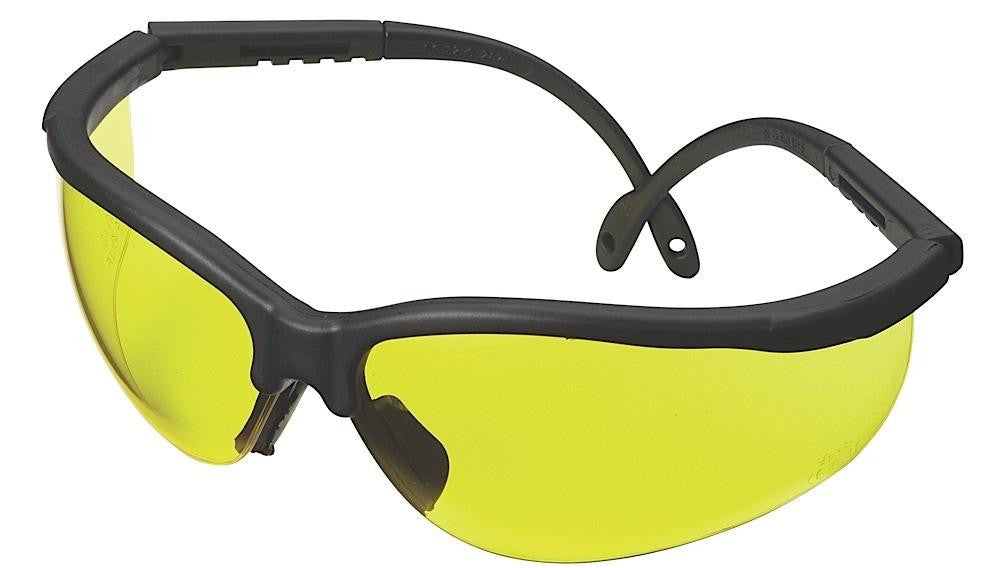 CHAMP 40610 SHOOTING GLASSES BLK-YLW