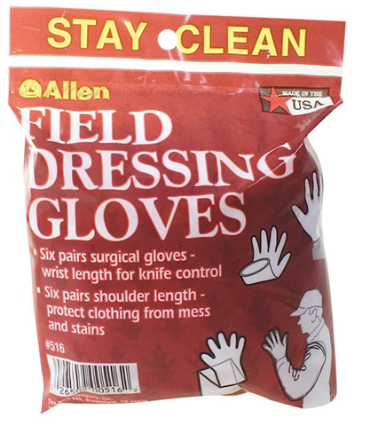 ALLEN 516   LATEX GLOVES 6PK