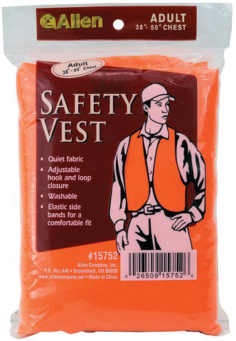 ALLEN 15752 ORANGE VEST ADULT