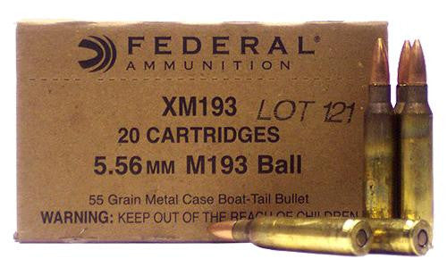 FED XM193       556 55 MCBT      20-25