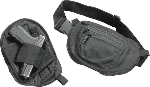 CAA 5006   COVERT HLSTR WAIST PACK BLK