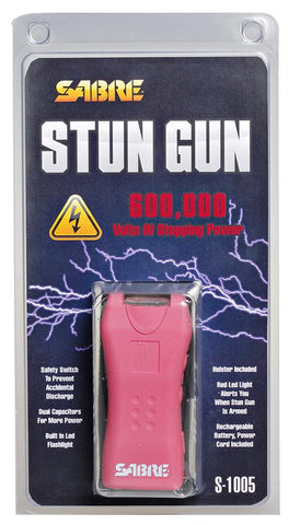 SEC S1005BK 600KV MINI STUN GUN W-HLST