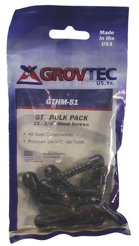 GROV GTHM51  3-4IN WOOD SCREWS      12