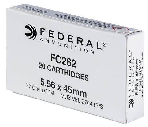 FED FC262    5.56X45 NATO 77 OTM 20-10