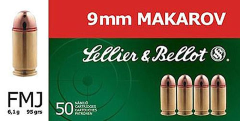 GECO 294540050 9MM MAK  95 FMJ   50-20