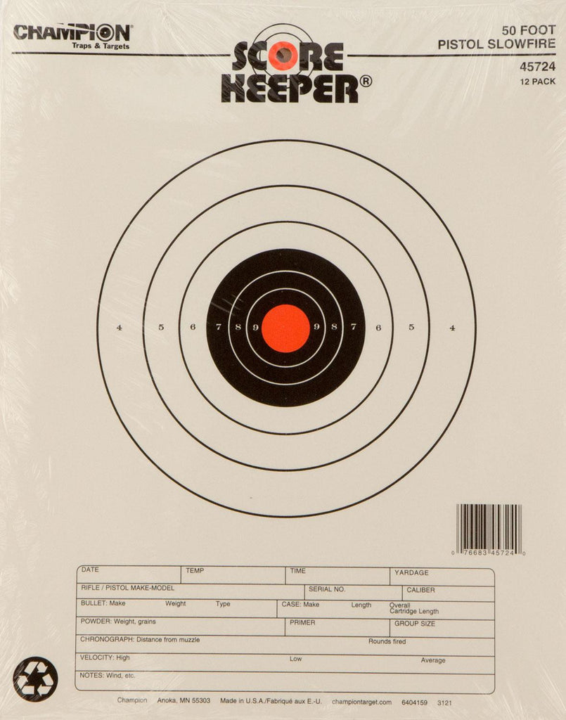 CHAMP 45724 50FT PISTOL SLOWFIRE