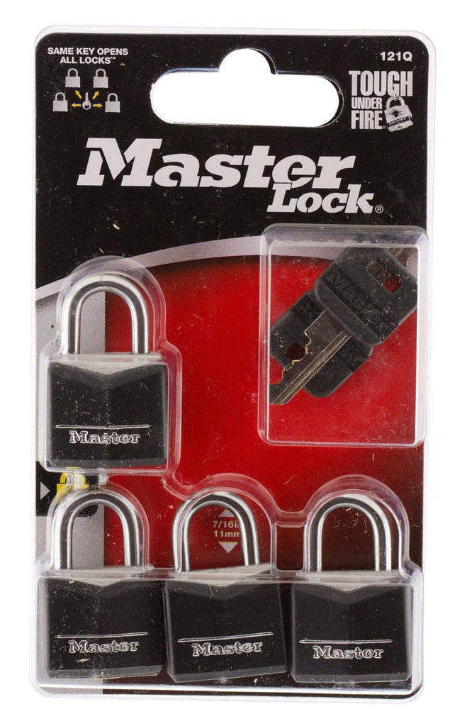 MASTER 121Q  4PK KEYED VINYL