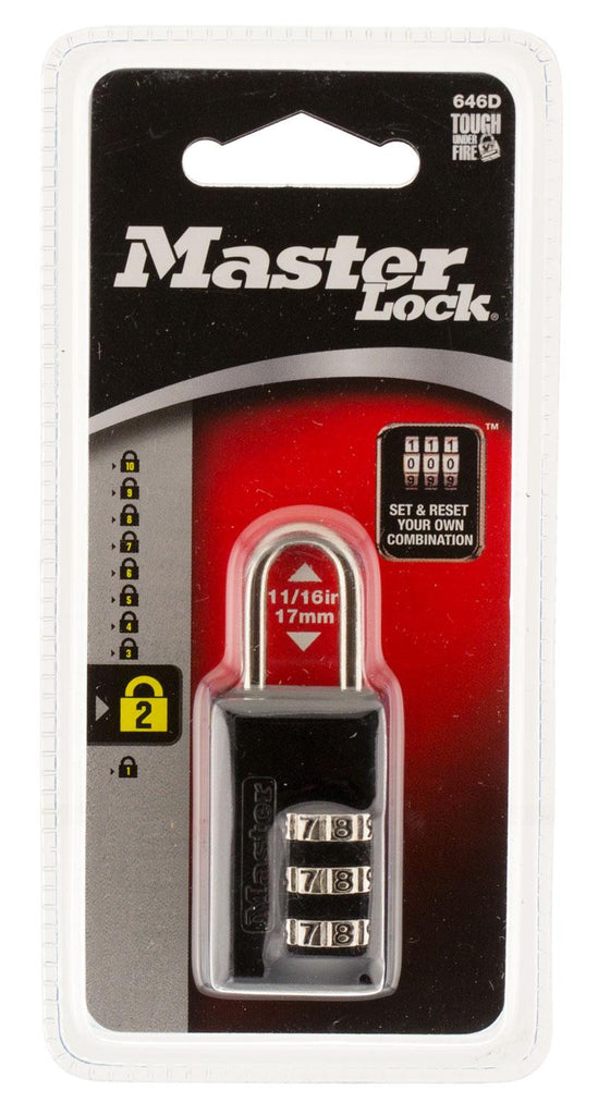 MASTER 646D  COMBO PADLOCK