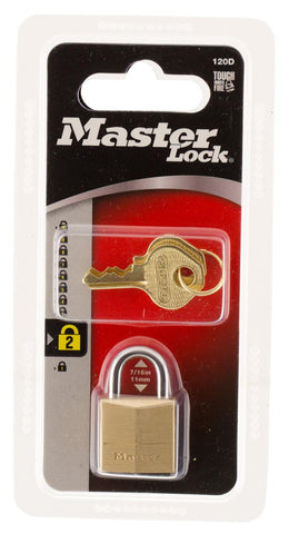 MASTER 120D BRASS BODY PADLOCK