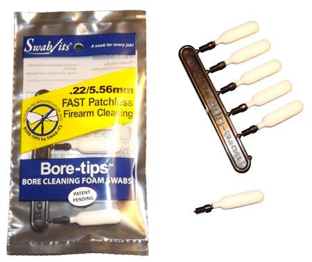 SWAB 41-2201  BORE TIPS .22CAL     6PK