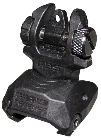 MAKO RBS    REAR  POLY FLIP SIGHT  BLK