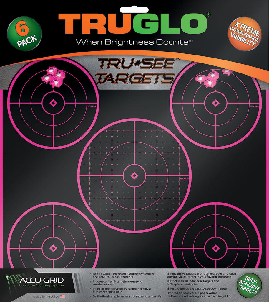 TRU TG11P6  TRU-SEE TAR PNK 5BULL  6PK