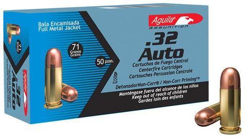 AGUILA 1E322110 32AUTO 71  FMJ   50-20