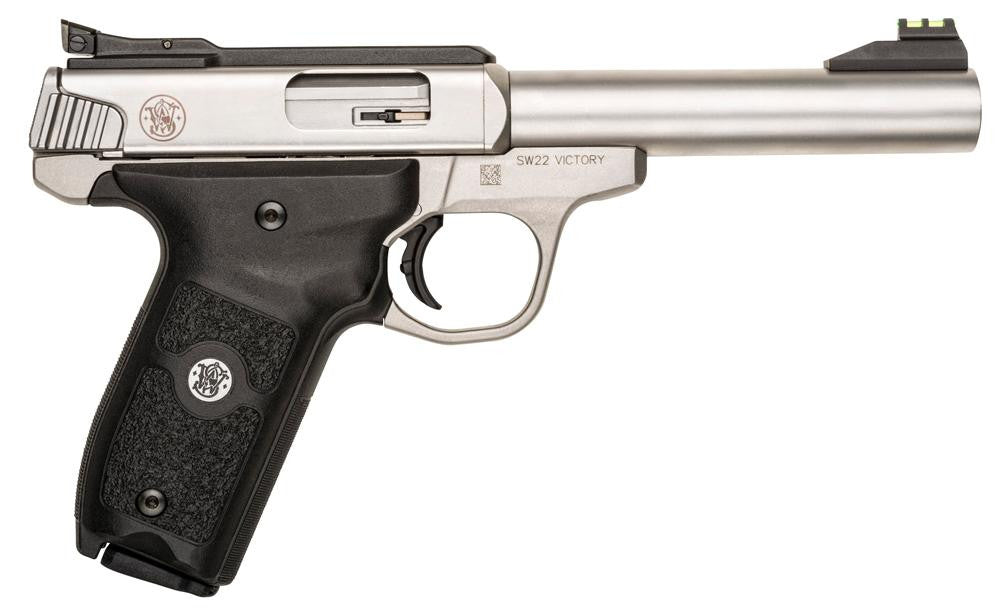 S&W 108490 VICTORY 22LR 5.5 10R FO  SS