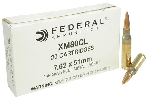 FED XM80CL 7.62X51(LC)   149 FMJ 20-25