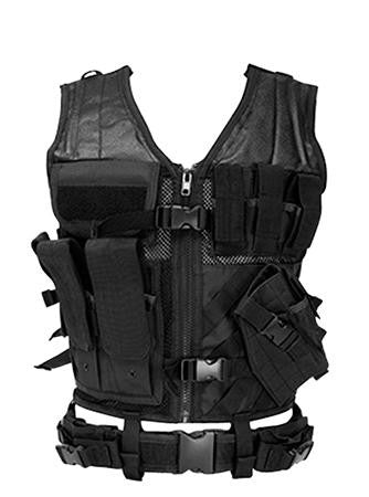 NC CTVL2916B   TACT VEST BLK  XL-XXL